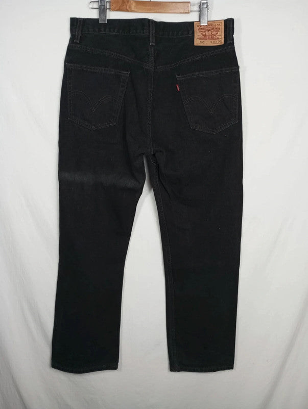 pantalón vaquero negro Levis 505 w36 l30