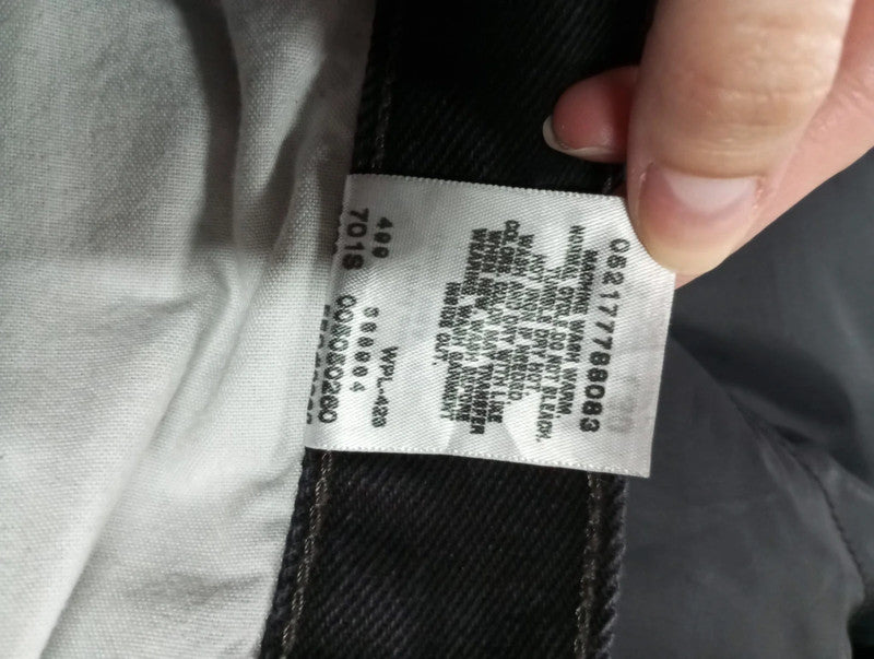pantalón vaquero negro Levis 505 w36 l30