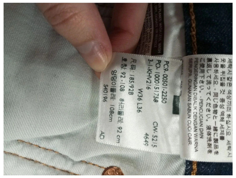 pantalón vaquero Levis 501 w36 l36 talla 44