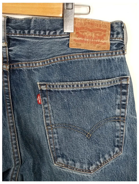 Pantalón vaquero Levis 754 w36 x L32 talla 46