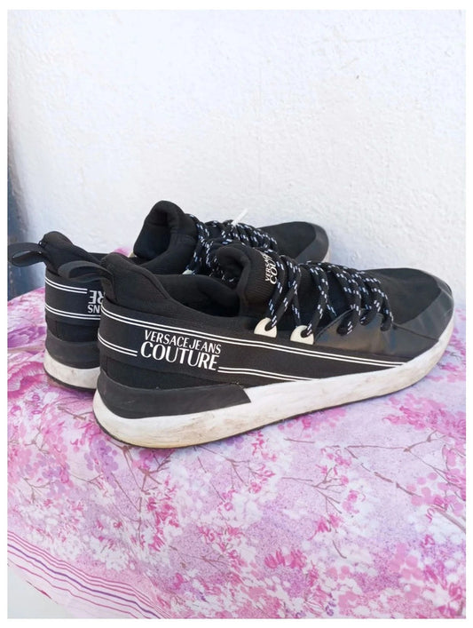 zapatillas negras Versace jeans couture talla 43
