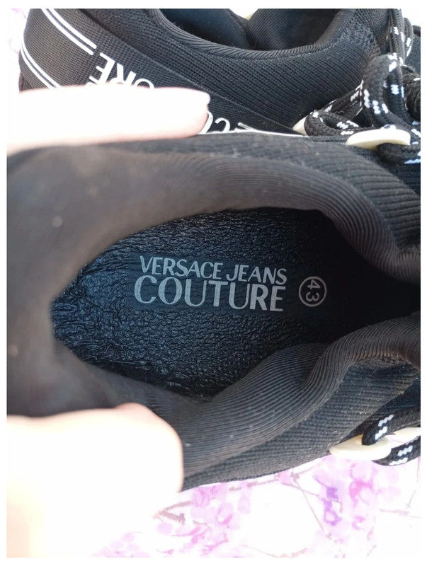 zapatillas negras Versace jeans couture talla 43